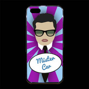 Coque iPhone 5/5S Premium Mister Car Brun