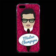 Coque iPhone 5/5S Premium Mister Champagne Brun