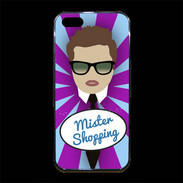 Coque iPhone 5/5S Premium Mister Shopping Chatain