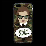 Coque iPhone 5/5S Premium Mister Soldier Chatain