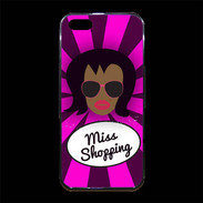 Coque iPhone 5/5S Premium Miss Shopping Black