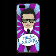 Coque iPhone 5/5S Premium Mister Swag Brun
