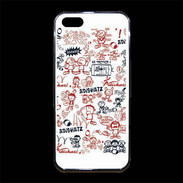 Coque iPhone 5/5S Premium Adishatz All Over Rugby