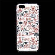 Coque iPhone 5/5S Premium Adishatz All Over Rugby YM