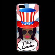 Coque iPhone 5/5S Premium Miss USA Black