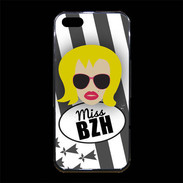 Coque iPhone 5/5S Premium Miss Bretagne Blonde