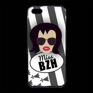 Coque iPhone 5/5S Premium Miss Bretagne Brune