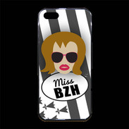 Coque iPhone 5/5S Premium Miss Bretagne Rousse