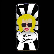 Coque iPhone 5/5S Premium Miss Corse Blonde