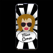 Coque iPhone 5/5S Premium Miss Corse Rousse