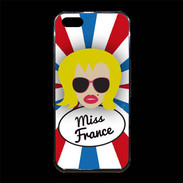 Coque iPhone 5/5S Premium Miss France Blonde