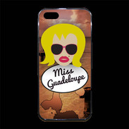 Coque iPhone 5/5S Premium Miss Guadeloupe Blonde