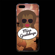 Coque iPhone 5/5S Premium Miss Guadeloupe Black