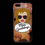 Coque iPhone 5/5S Premium Miss Guadeloupe Rousse