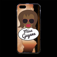 Coque iPhone 5/5S Premium Miss Guyane Black