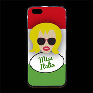 Coque iPhone 5/5S Premium Miss Italie Blonde