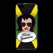 Coque iPhone 5/5S Premium Miss Jamaica Brune