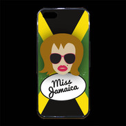 Coque iPhone 5/5S Premium Miss Jamaica Rousse