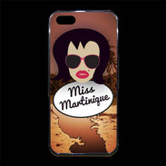 Coque iPhone 5/5S Premium Miss Martinique Brune