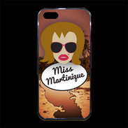 Coque iPhone 5/5S Premium Miss Martinique Rousse