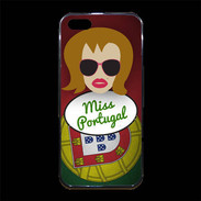 Coque iPhone 5/5S Premium Miss Portugal Rousse