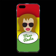 Coque iPhone 5/5S Premium Miss Rasta Rousse