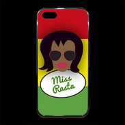 Coque iPhone 5/5S Premium Miss Rasta Black