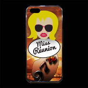 Coque iPhone 5/5S Premium Miss Réunion Blonde