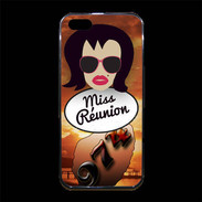 Coque iPhone 5/5S Premium Miss Réunion Brune
