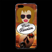 Coque iPhone 5/5S Premium Miss Réunion Rousse
