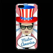Coque iPhone 5/5S Premium Mister América Brun