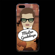 Coque iPhone 5/5S Premium Mister Guadeloupe Chatain