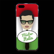 Coque iPhone 5/5S Premium Mister Italie Brun