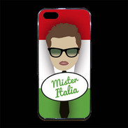 Coque iPhone 5/5S Premium Mister Italie Chatain