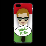 Coque iPhone 5/5S Premium Mister Italie Roux