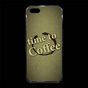 Coque iPhone 5/5S Premium Coffee Time ZG