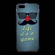 Coque iPhone 5/5S Premium Life It's a game ZG