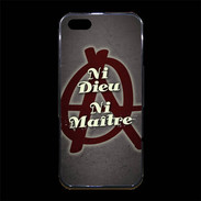 Coque iPhone 5/5S Premium Ni Dieu Ni Maître ZG