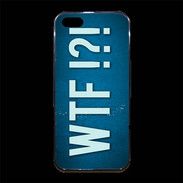 Coque iPhone 5/5S Premium WTF bleu ZG