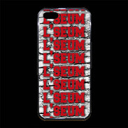 Coque iPhone 5/5S Premium L'seum rouge