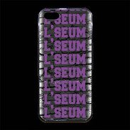 Coque iPhone 5/5S Premium L'seum violet