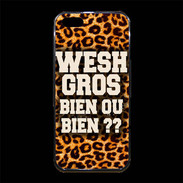 Coque iPhone 5/5S Premium Wesh Gros Léopard