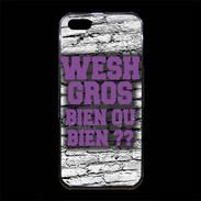 Coque iPhone 5/5S Premium Wesh Gros Violet