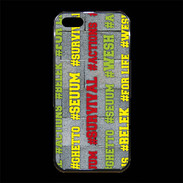 Coque iPhone 5/5S Premium Wesh Vert Jaune