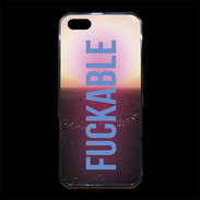 Coque iPhone 5/5S Premium Fuckable bleu ZG
