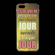 Coque iPhone 5/5S Premium Progresse de jour en jour ZG