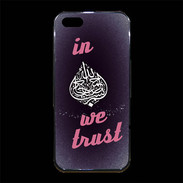 Coque iPhone 5/5S Premium In Islam We trust Rouge ZG