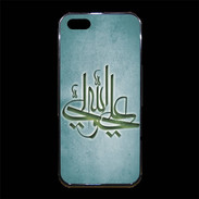 Coque iPhone 5/5S Premium Islam J Turquoise