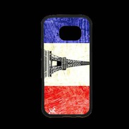 Coque Samsung S7 Premium Drapeau français vintage 2