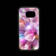 Coque Samsung S7 Premium Design Orchidée violette